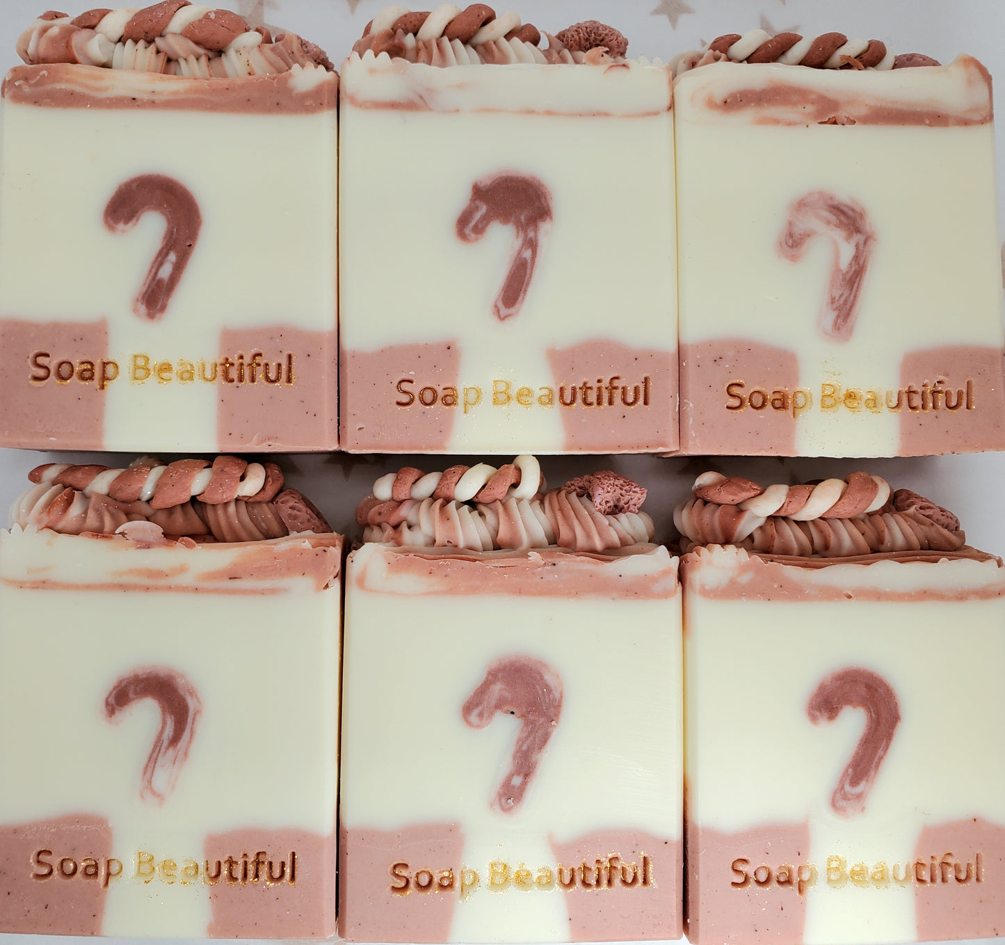 [new design] Candy Cane Soap