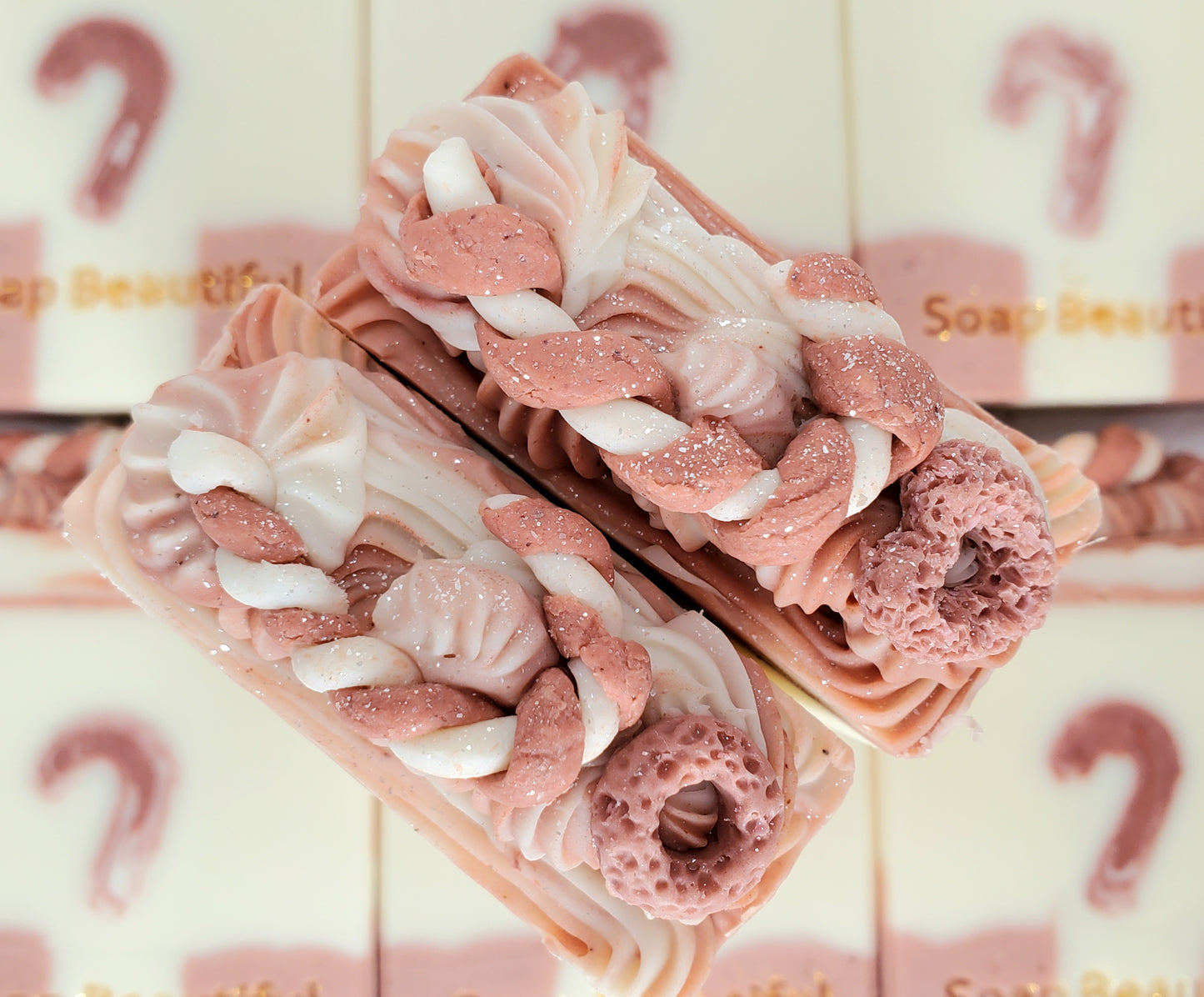 [new design] Candy Cane Soap