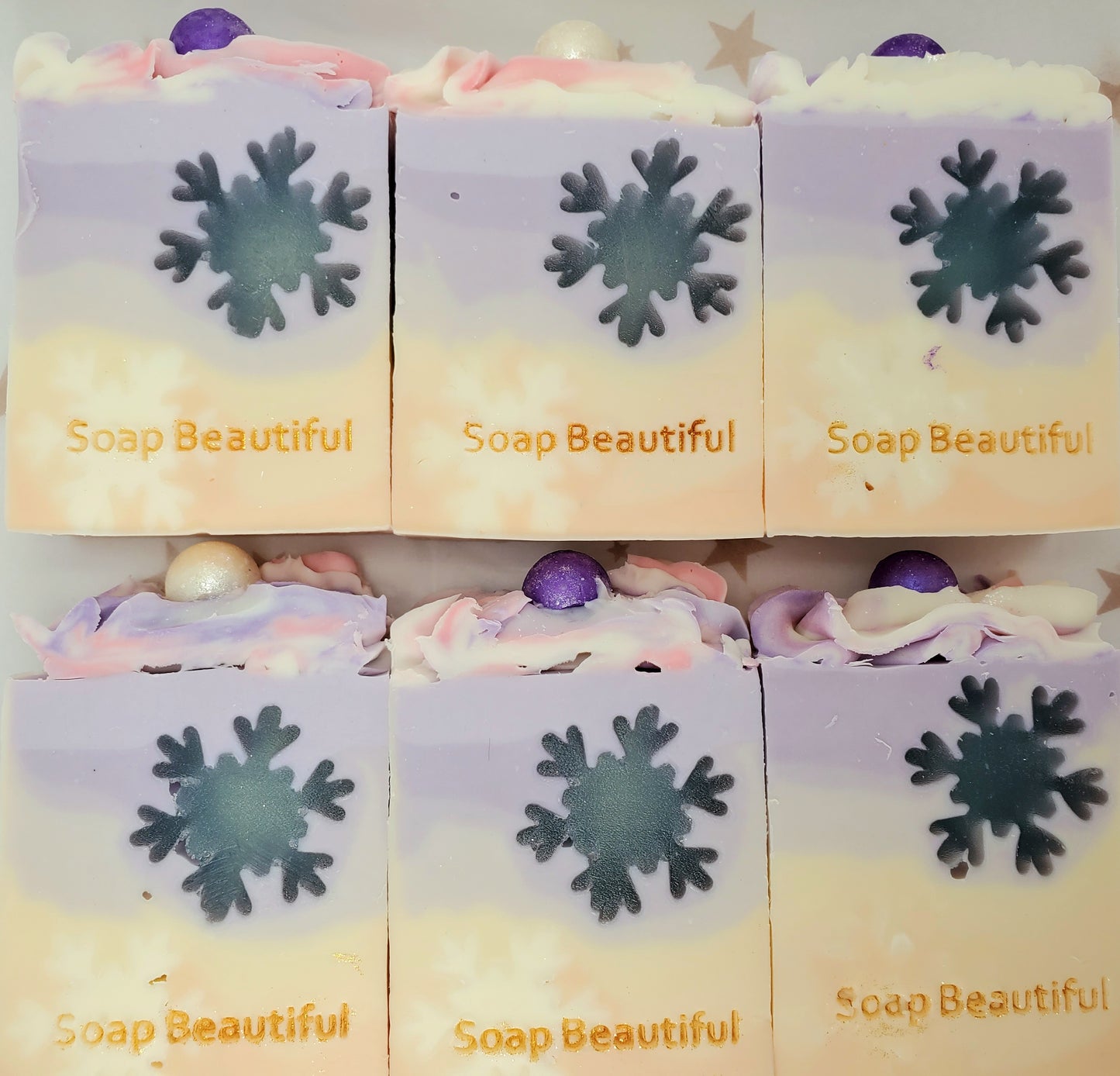 [new design] Snow Flake Soap