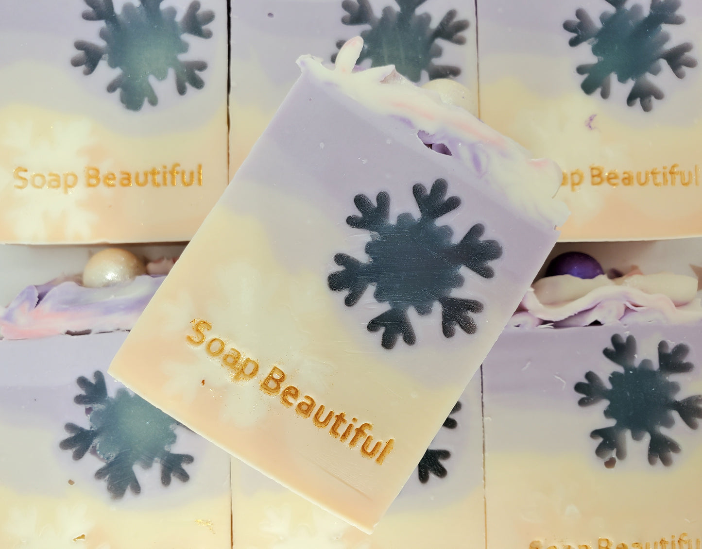 [new design] Snow Flake Soap